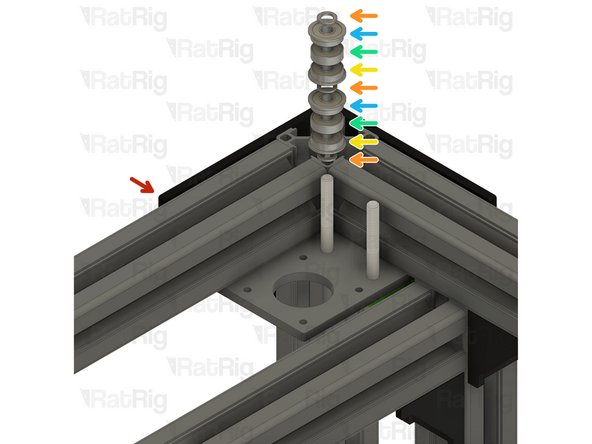 V-Core 3.1 Frame Assembly - Rear Right Corner