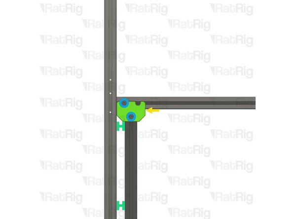 Make sure the Frame Jig is installed completely flush with the extrusion and that the bottom &quot;tabs&quot; are within the extrusion slot