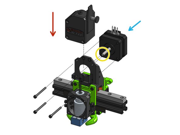 Slide the BMG on top of the PTFE tube
