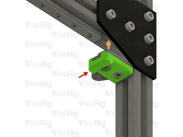 Lower CoreXY idler assembly from Step 2
