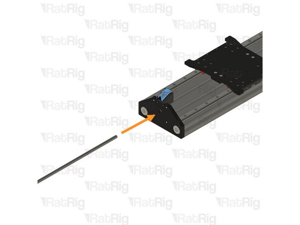 Push the Lead Screw through the hole in the ball bearing