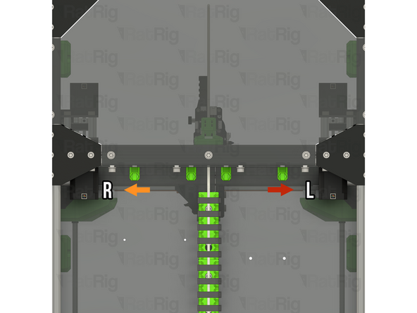 Identify and connect the stepper motors to the Octopus motherboard as shown