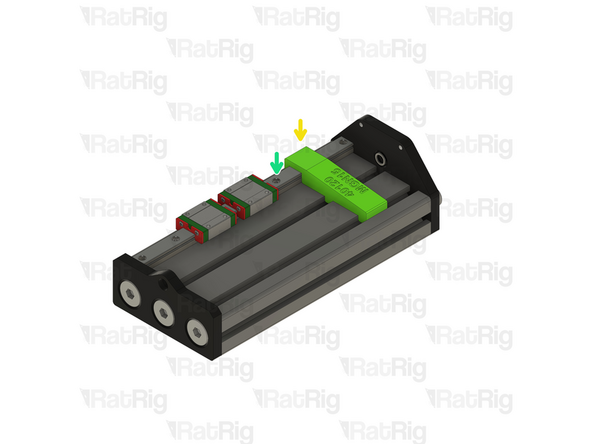 Linear Rail assembly from the previous step