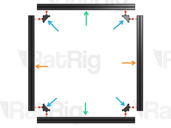 Tighten screws only enough for the parts to hold their position. You will need some play on the next steps.