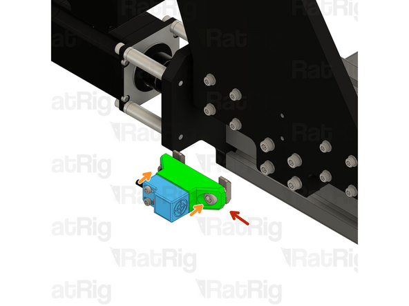 Y Endstop assembly from Step 3