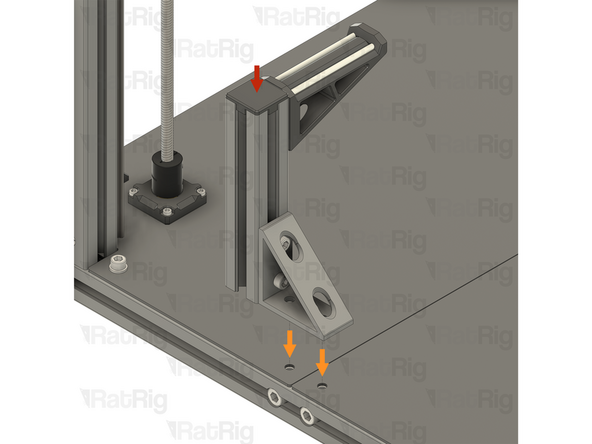 Spool holder assembly from step 13