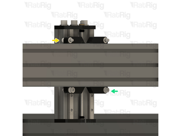 Double check the orientation of the screws before proceeding: