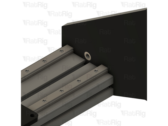 Push the ball bearing against the inner side of the plate.