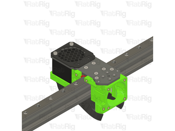 Rat Rig toolhead fan grille printed part