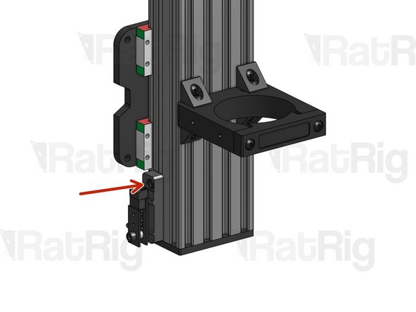 Fit the Drop-in T-Nut inside the C-Beam slot and tighten the screw.