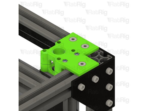 Repeat Steps 16 thru 21 to replace the right side CoreXY motor cage top