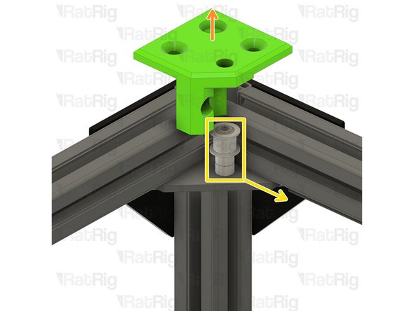 Lift the xy_idler printed part off the V-Core 3.0 frame
