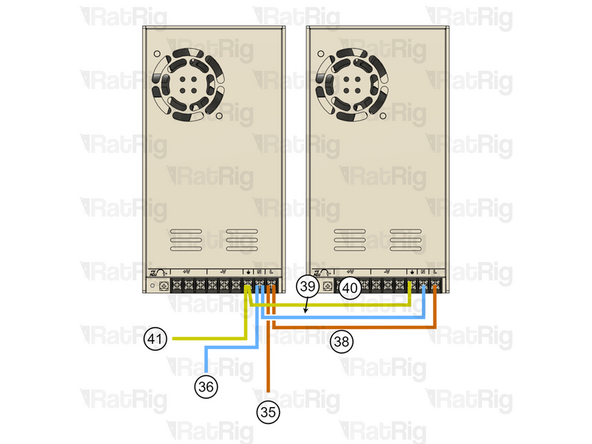 2x 800mm - 16AWG RED (A-Fork, B-Ferrule) (15)