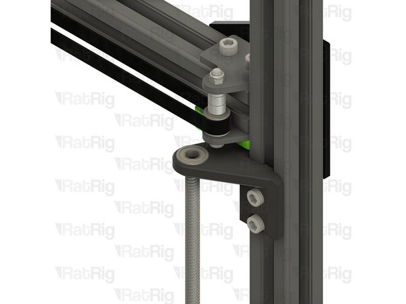 Fit the constraint assembly to the frame as shown
