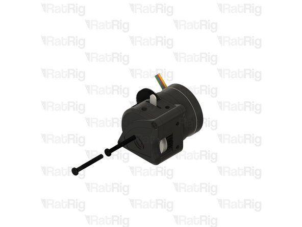 Remove the two M3x25 screws holding the Bondtech LGX Lite together