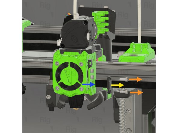 Remove both M3x8 Cap Head Screws