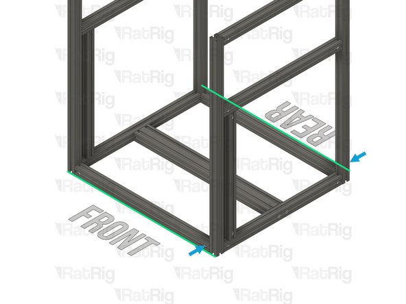 Be careful not to scratch the aluminium extrusions when assembling them