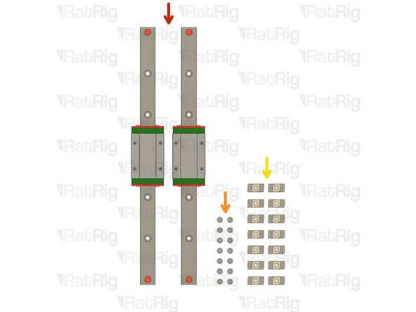 2x 250mm MGN15 Linear Rail