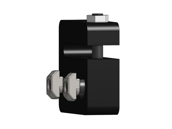 Hex Nut M4. Fasten all the way till the end and stop as soon as you feel the slightest resistance.