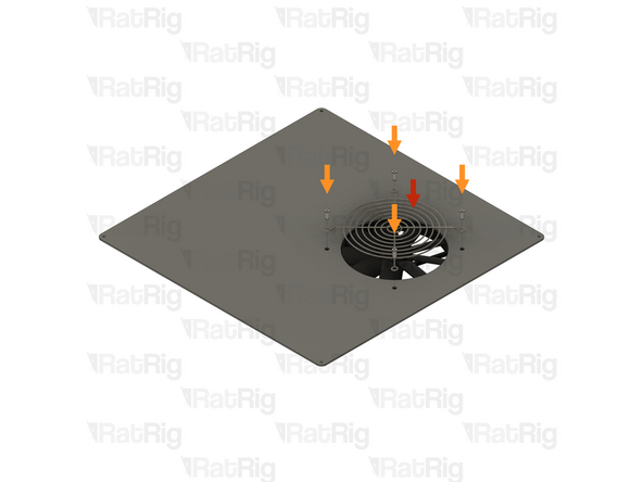 1x Fan Grille - 120mm - Black