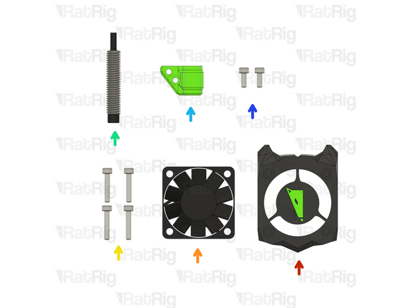 Rat Rig toolhead_shourd printed part