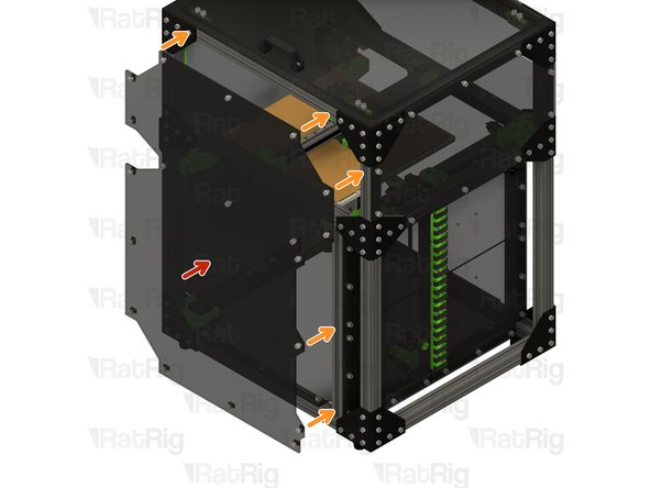 Right enclosure panel from Step 14