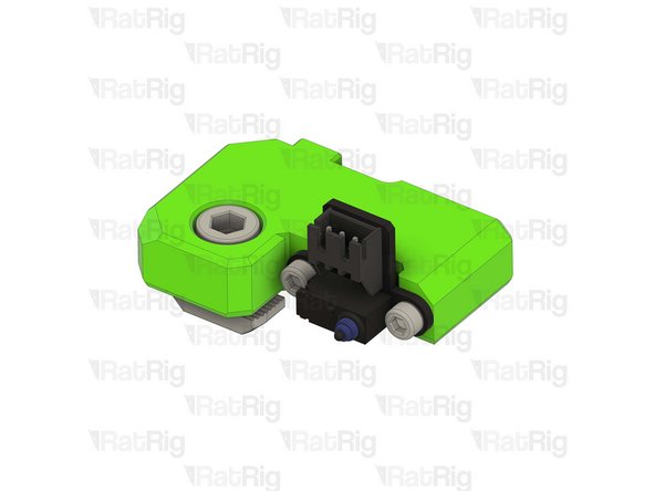 Install the M6 cap head screw into the Y endstop mount as shown