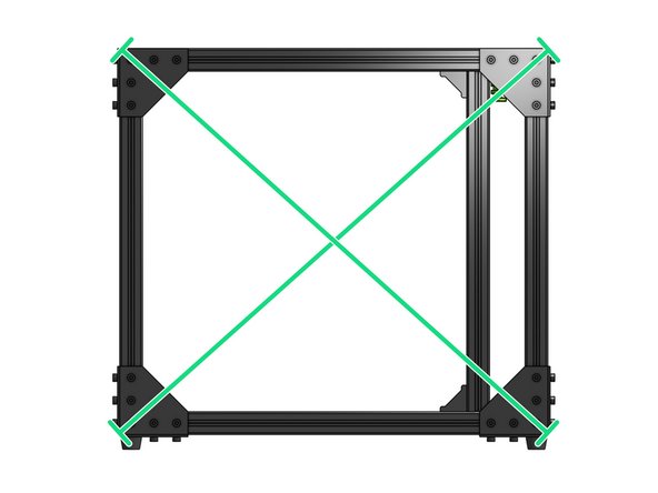 Go around your frame and check the diagonal lengths - those need to be as equal as possible (a difference of less than 1mm is acceptable)