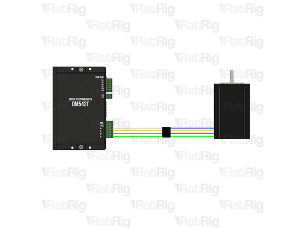 Feed all the stepper motor cables through the designated hole on the rear panel. Then insert them into the components upper panel slot, as shown.