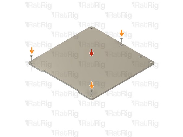 329x329x6mm Machined Bed Plate