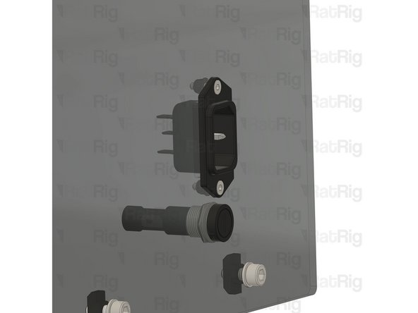 2x Hex Locking Nut - M3