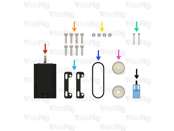 1x NEMA23 Stepper Motor
