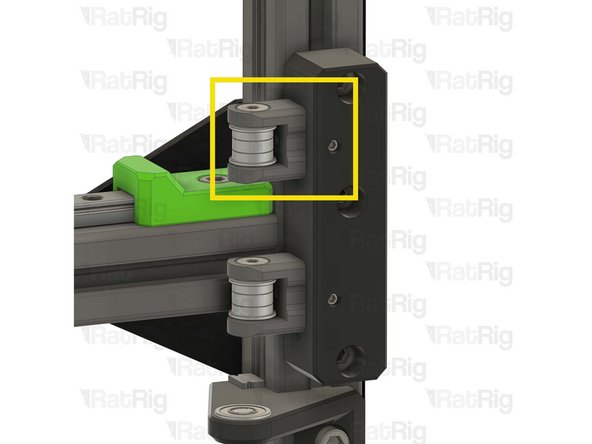 Overtightening the set screws will damage the printed tensioner bodies