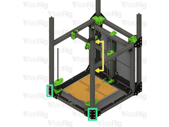 You may need to rotate the 3030 t-nuts to insert the 3030 extrusion