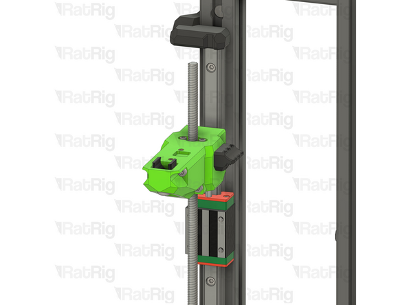 The POM insert groove must be aligned as shown