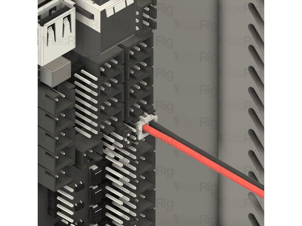 Please note: If you are building an IDEX variant of the V-Core 4.0, there will be two 4028 part cooling fan power cables
