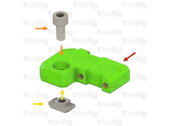 1x Prepared vc32h_y_endstop_mount