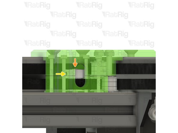 Adjust the pulley up or down if required to make sure the belt is in the middle of the pulley