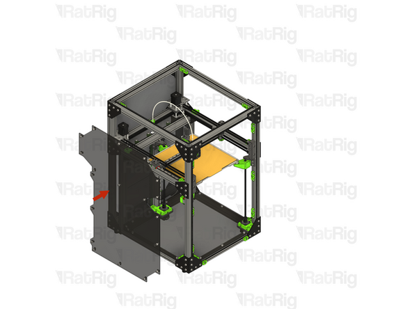 Retrieve the enclosure panels which were removed in steps 2, 3 &amp; 4