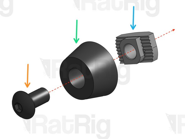 Cap Head Screw M5x14mm (picture shows a button head, needs to be updated)