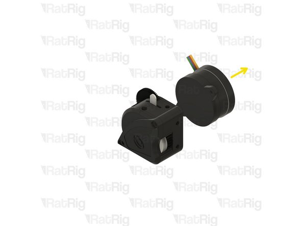 Carefully remove the motor from the LGX Lite assembly