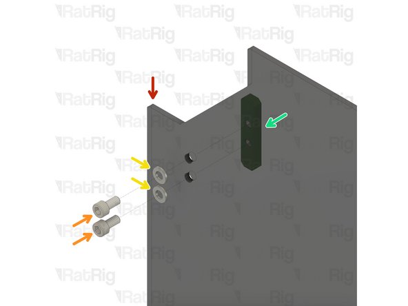 There are 6 magnet mount positions on the door (or 4 on the 200). Repeat the following for each of them