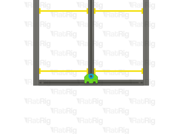 Install the Frame Jig onto the assembly as shown