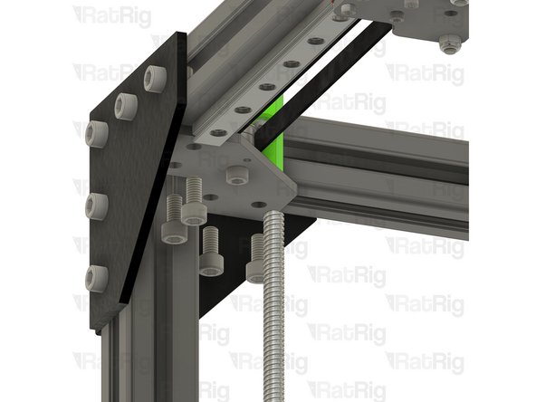 Remove the marked M6x12 screws