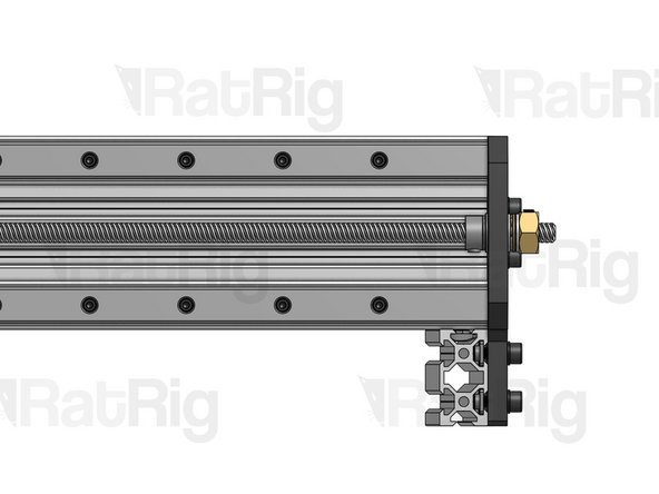 Tensioner Nut. For now, screw it in just a tiny bit, so it holds its position.