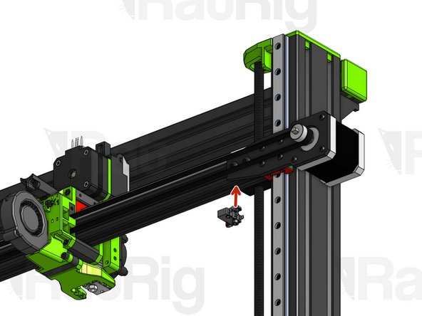 Fit the T-Nut inside the slot