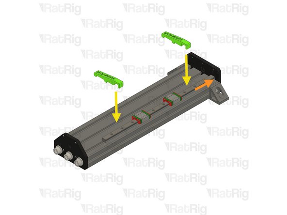Ensure the Y rail is sitting flush against the Mill front Y plate.