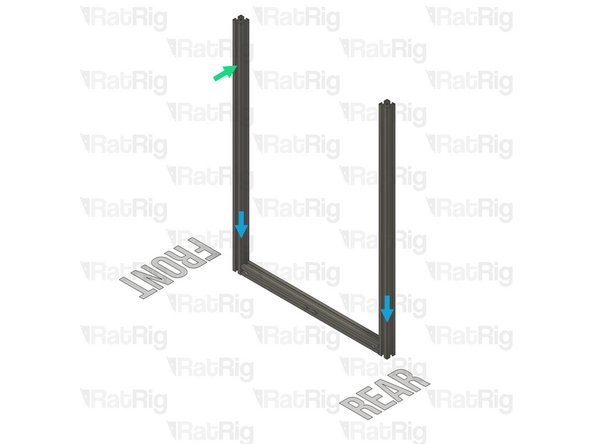 Make sure that the counterbores for the M8 holes are oriented as shown