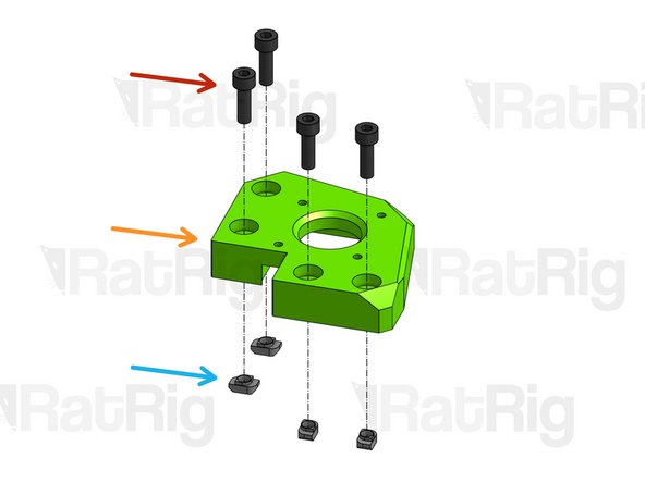 Repeat this step for the Left and Right Z Motor Mounts