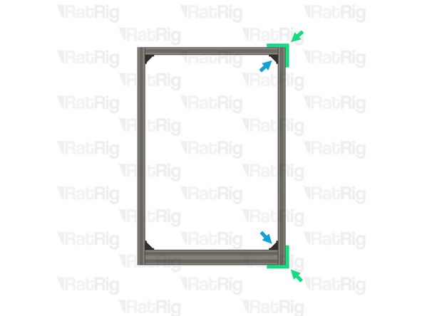 2x 856mm 3030 extrusion